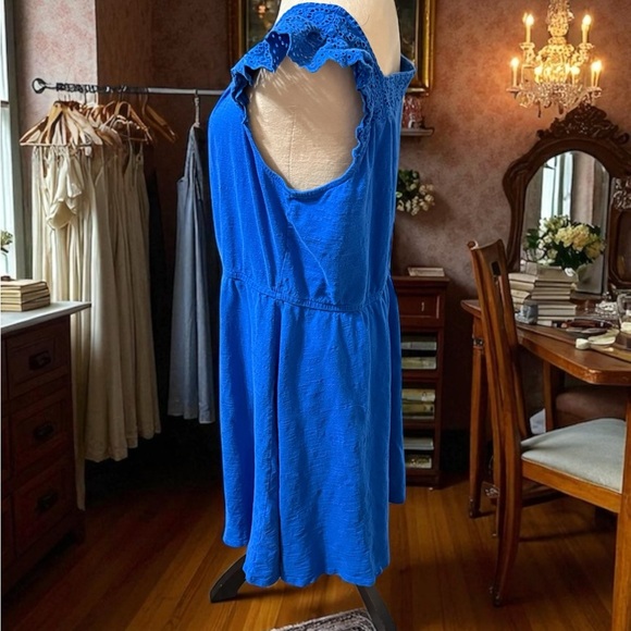 Talbots Blue Midi Dress - Picture 3 of 6